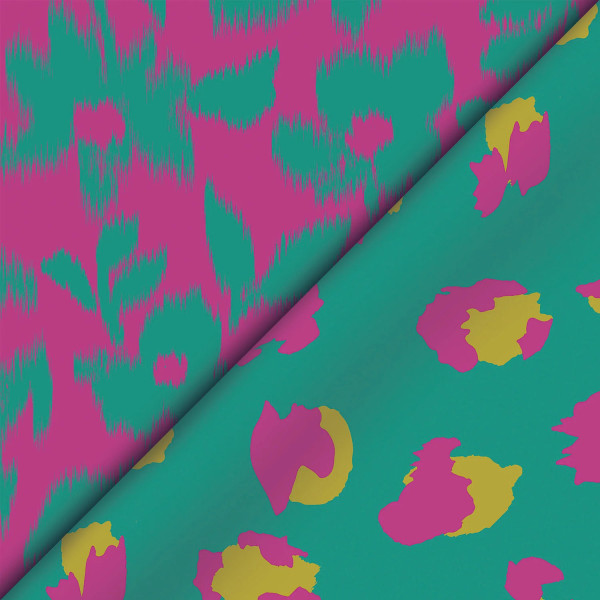 Musselin – Maribel doppellagig beidseitig bedruckt, 100 % Baumwolle, 150 cm, 385 g/m²