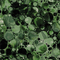 Glünz GmbH Baumwoll Jersey, Kaja B2046, Grün, green, Kreise, circles, digital, batik Glünz GmbH Baumwoll Jersey, Kaja B2046, Grün, green, Kreise, circles, digital, batik
