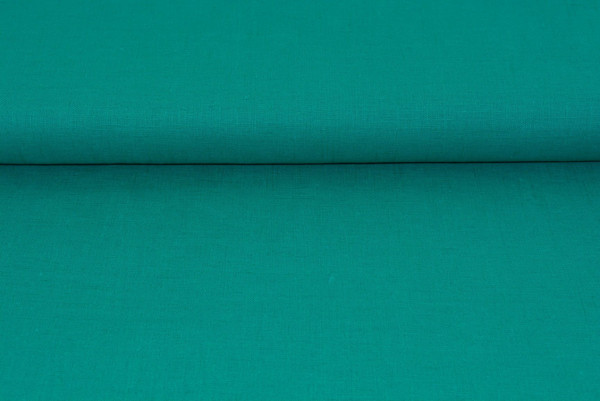 Leinen uni (dkl. mint) - 2108