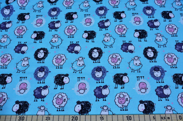 Sleeping Sheeps (blau) - D263