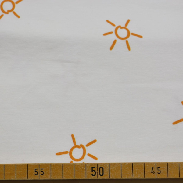 Elastischer Baumwoll-Jersey mit ca. 200 g/m² und 150 cm Breite – weicher, hautfreundlicher Jersey-Stoff mit feinem Muster für Shirts, Kleider, Kinderbekleidung und bequeme Alltagsmode