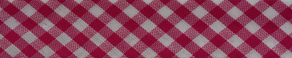 Schrägband (Karo pink)