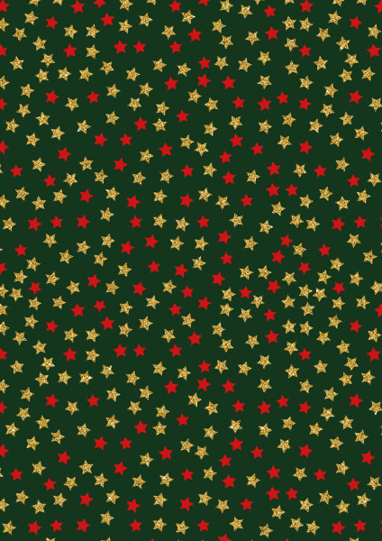 Sterne (Weihnachten, Sterne, Baumwolle) - Z802