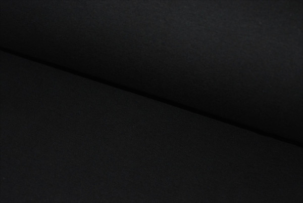 Bündchen uni (schwarz)
